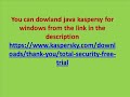 Free Trial Of Kaspersky Total Security