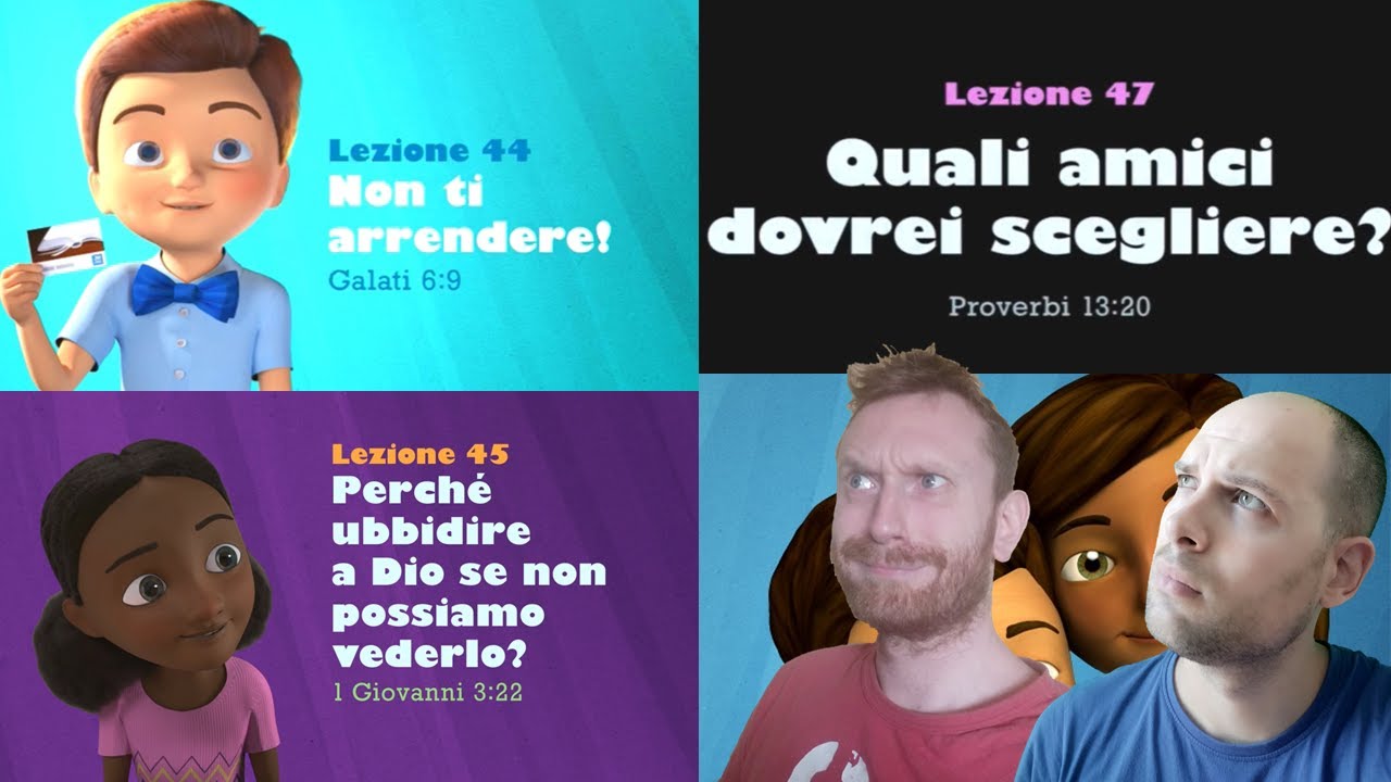 Cartone Testimoni di Geova - Lez. 44/45/47  - con Dario Augusto Quarto