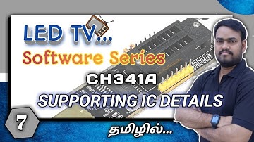 Day 7 / CH341A Programmer Supporting IC Details / LED Tv software Series / tech prabu