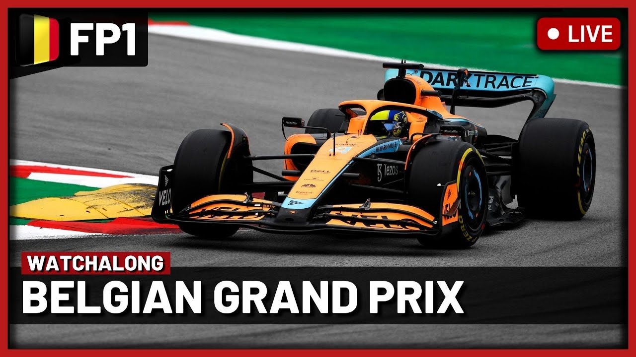 F1 Live - Belgian GP Free Practice 1 Watchalong Live timings + Commentary 