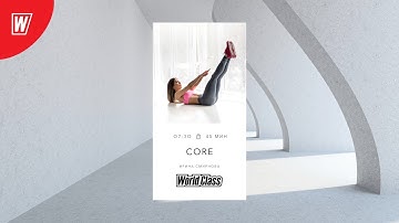 CORE с Ириной Смирновой | 21 апреля 2021 | Онлайн-тренировки World Class
