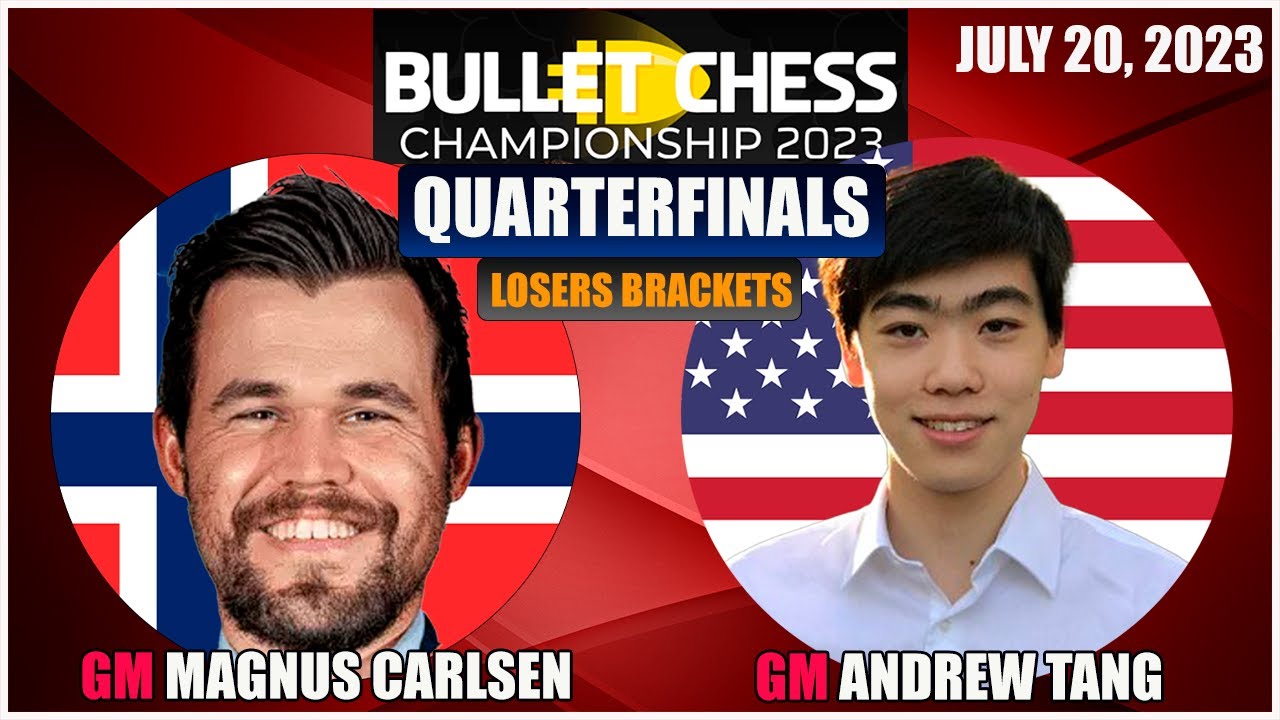 🔴Magnus Carlsen vs Andrew Tang Bullet Chess Championship 2023 Chess