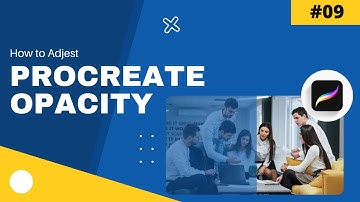 How to adjust opacity in Procreate 2022  || UXCharan