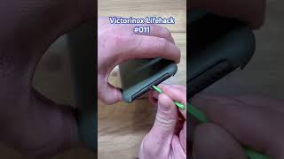 Victorinox Toothpick for Lightinig Socket Cleaning Lifehack no. 011 #victorinox #lifehack
