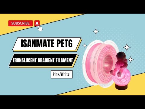 PETG translucent multi color filament red white