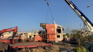 台鐵富岡車輛基地 E332 E321 E313電力機車頭 報廢拆解紀錄