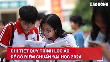 Chi tiết quy trình lọc ảo để có điểm chuẩn đại học 2024 | Báo Lao Động