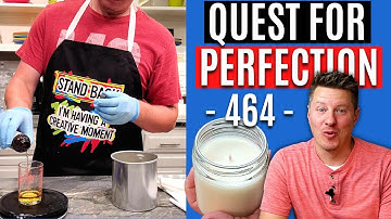 How to Make the PERFECT 464 CANDLE (Part 1) | 464 Soy Wax | Pour Temp, Vybar, Frosting, Jar Adhesion