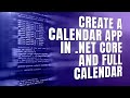 Lets Create a Calendar App in .Net Core and Full Calendar  - Section 1