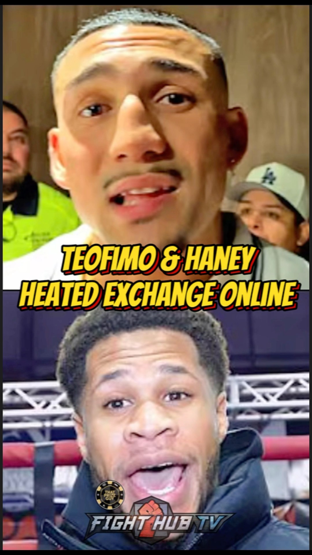 Teofimo Lopez HEATED EXCHANGE with Devin Haney; CLOWNS Haney's Ramírez comeback fight!