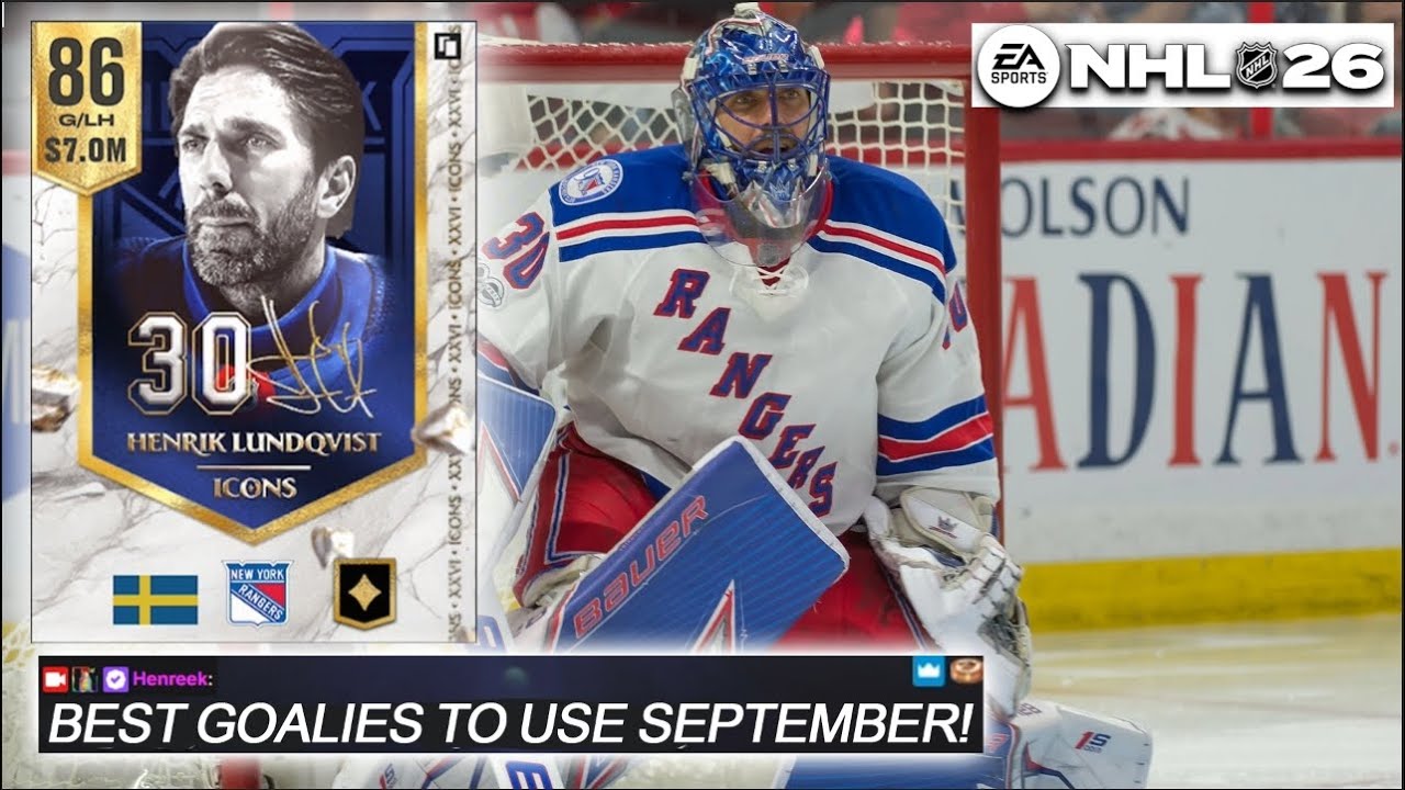 BEST GOALIES TO USE IN NHL 26 HUT! (September)