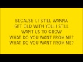 Take That - What Do You Want From Me (lyrics)