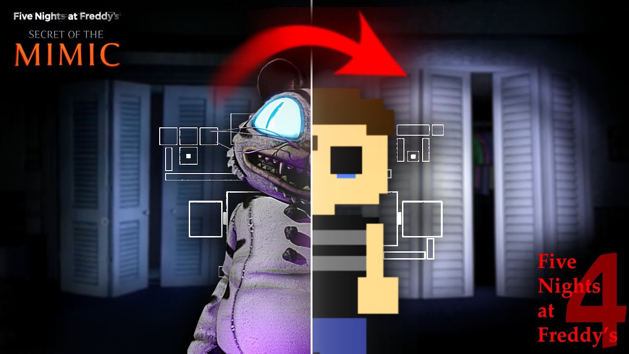 КОМНАТА ДЭВИДА – ЭТО FNAF 4? | Теории FNAF Secret of the Mimic