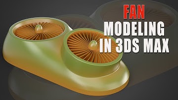 Topology Hard Surface: blend 2 Fan Modeling In 3ds Max #2 || N°_172