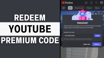 How to Redeem YouTube Premium Code | YouTube Premium Code Redeem (Android/iOS)