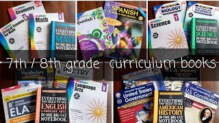 7th / 8th Grade Piecedtogether Homeschool Curriculum, Middle School Books. You DON'T need a box!