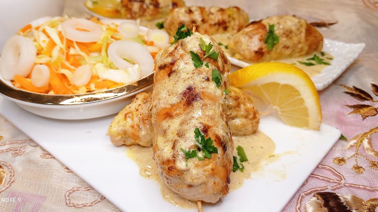 لفائف صدر الدجاج 🐔 محشية بلأرز 🍚 و الجبنة 🧀 وصفة اقتصادية وسهلة تحضر في دقائق 🕐