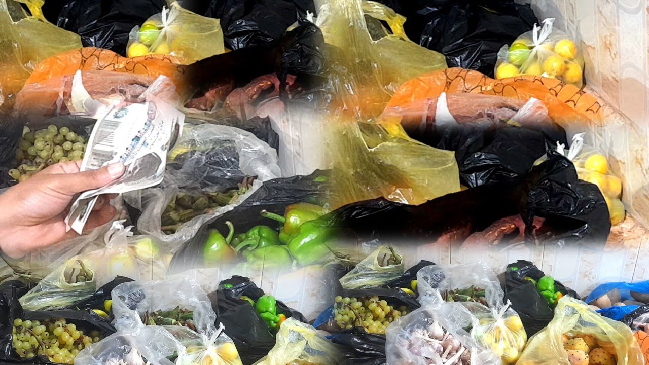 جوزى اتحدنى تانى اجيب⁉️مشتريات الاسبوع وتجهيزات رمضان2026🤔باقل من 300خضار وفاكهه ولحوم