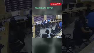 Wild Animal Rampage At Workplace Caught On Camera