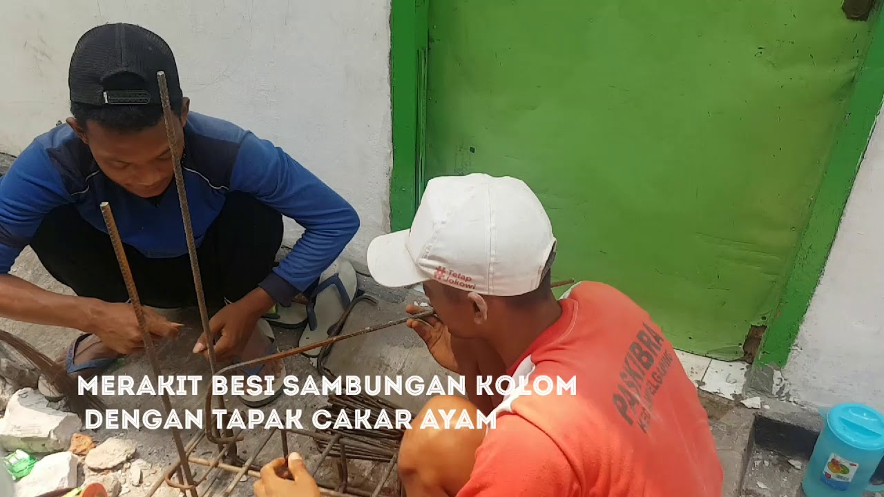 CARA MEMBUAT BESI UNTUK PONDASI CAKAR AYAM - YouTube