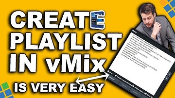How To Create Playlist In New vMix | vMix Playlist Tutorial