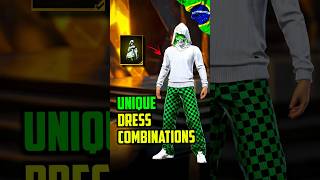 UNIQUE 🇧🇷 DRESS COMBINATION 🗿 WITH CYBER INVADER BUNDLE 🔥 FREE FIRE 🔥
