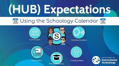 Using the Schoology Calendar