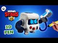 3D PEN | 8-BIT FROM BRAWL STARS| HOW TO MAKE 8-BIT FROM BRAWL STARS WITH A 3D PEN | FREE TEMPLATE