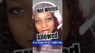 No Whites Allowed - Black Gamer Girl Doesn't Want To Hire White People