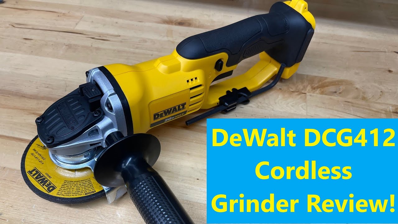 Dewalt DCG412 20 Volt Grinder Unboxing and Review w Dr Joe -