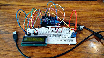 DIY arduino porject connect LDR to control LED,LCD Display