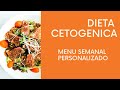 Dieta Keto menu semanal ✅ Plan de dieta keto - Dieta Cetogenica