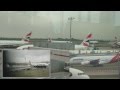 London Heathrow Airport ATC Terminal 5 Take offs 3 cameras