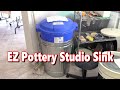 Ez pottery studio sink build