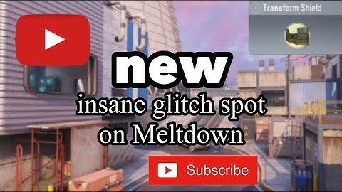 Cod mobile: INSANE glitch spot on  Meltdown