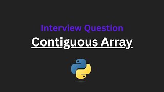 Contiguous Array - Leetcode 525 - Python