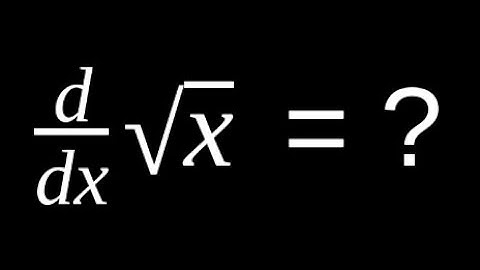 Derivative of sqrt(x) using the limit definition