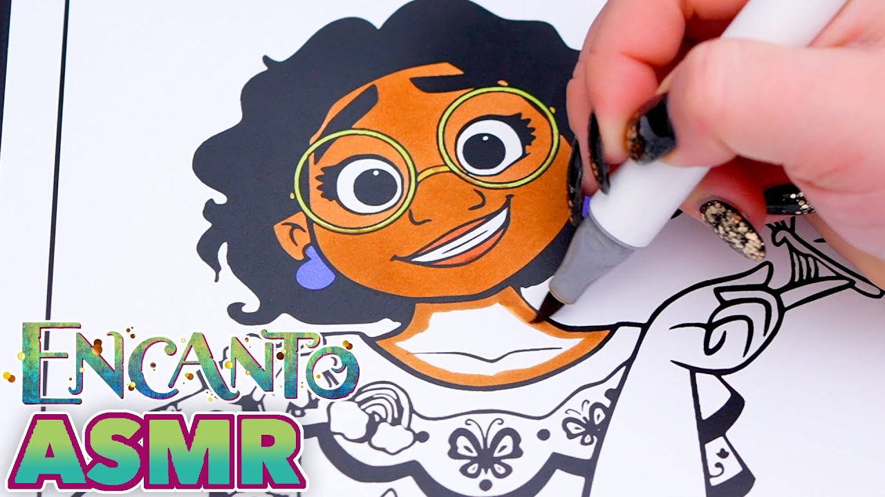 ASMR Encanto Mirabel Coloring (No Talking)