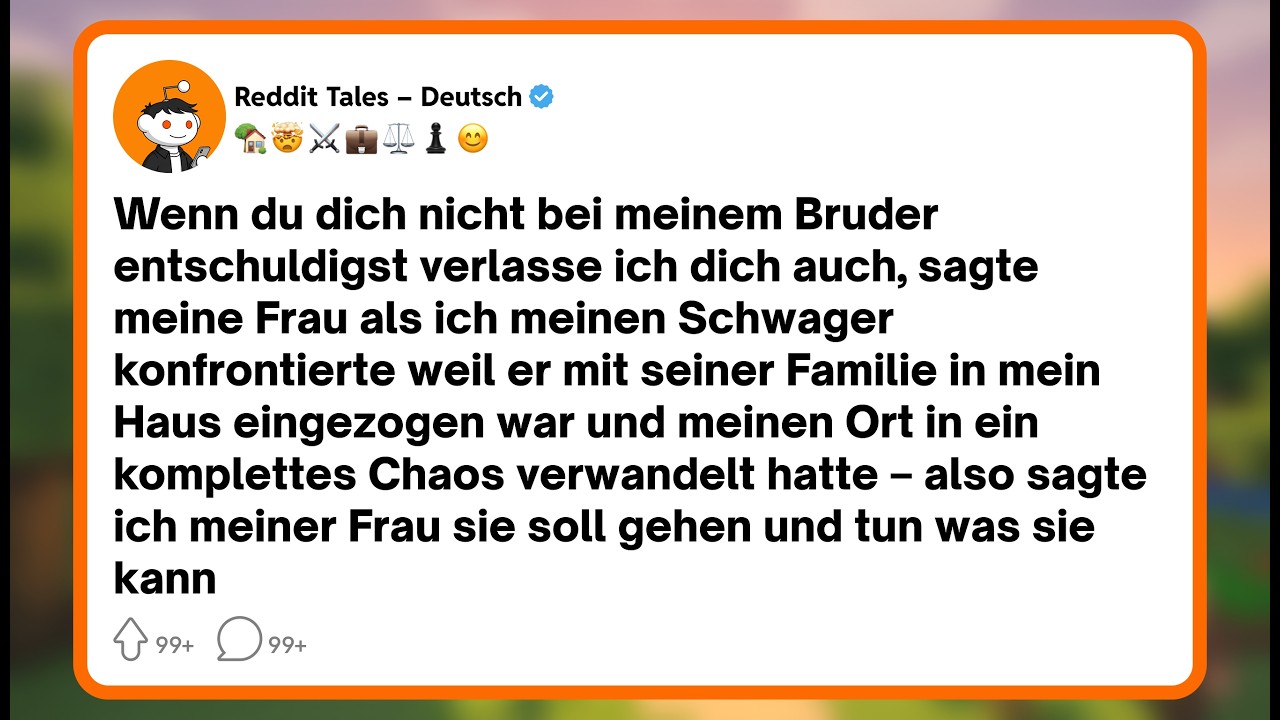 Ich kam nach Hause und fand meinen Schwager mit zwei Fremden in meiner Garage, Bier in der Hand, meinen neuen Akkuschrauber in den Händen. Als ich ihn zur Rede stellte, lachte er nur: „Entspann...
