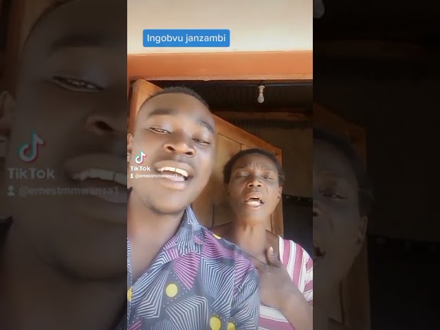 Ernest M Mwansa & Mom | Amina ayamang'a oh ingobvu shyanzambi|®Subscribe✓ class=