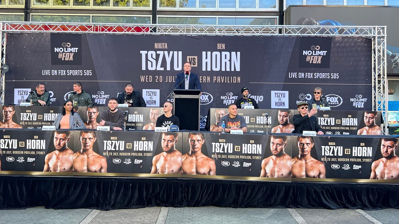 FIGHT ANNOUNCEMENT NIKITA TSZYU VS BEN HORN FULL PRESS CONFERENCE