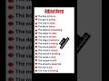 Adjectives. #englishlanguage #vocabulary #adjective #trending #daily #language #ytshorts #post
