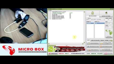Samsung X660 Read Codes with Micro-Box - www.micro-box.com