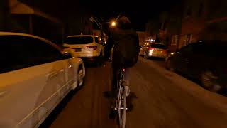 Cycling Philadelphia Streets at Night