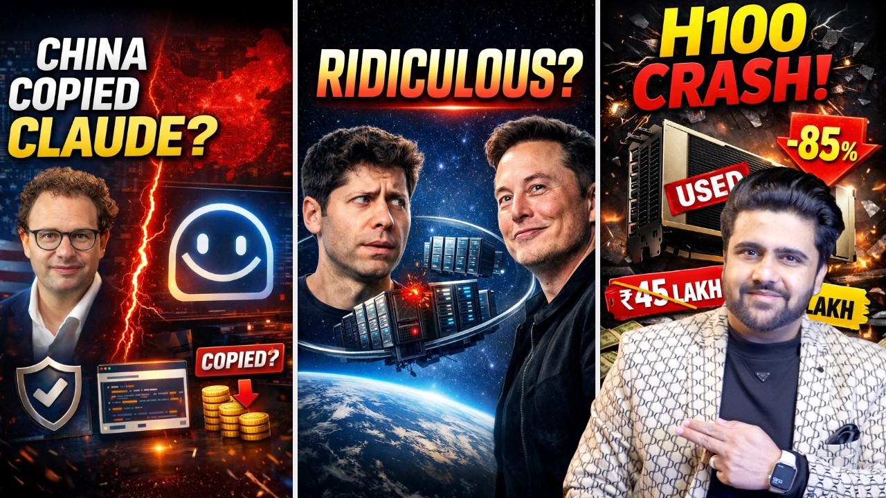 Chatgpt smart speaker, China stealing LLM, Anthropic tool calling, Nvidia, Deepseek, xAi : Tech News