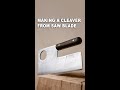 Making A Cleaver From Saw Blade |  #knife #makingknife #cleaver #shorts