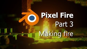 Blender Pixel Fire Part 3 - Pixel Fire (Geometry Nodes)