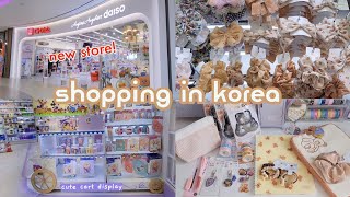 shopping in korea vlog  stationery & accessories haul  new Daiso location