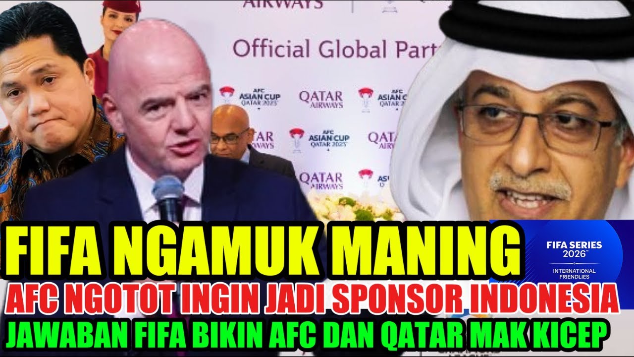 FIFA PILIH INDONESIA‼️ AFC & Qatar TEKAN PANIK: Kenapa Bukan Kami? Jawaban FIFA Bikin Mereka Terdiam