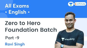 Zero to Hero Foundation Batch | Lecture - 8 | English | All SSC Exams | wifistudy | Ravi Singh